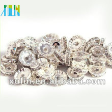 BB084 Lose Strass Kristall Rondelle Spacer Beads